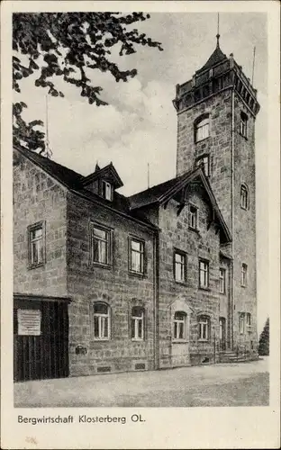 Ak Demitz Thumitz Oberlausitz Sachsen, Bergwirtschaft Klosterberg, Inh. Fritz Rößler