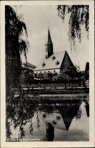 Ak Rathewalde Hohnstein Sächsische Schweiz,, Kirche