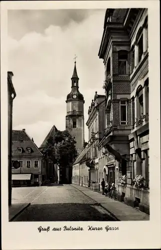 Ak Pulsnitz Sachsen, Kurze Gasse
