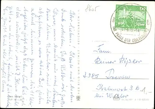 Ak Schirgiswalde in der Lausitz, Markt