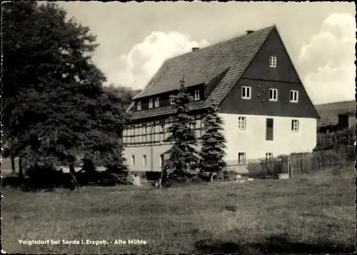 Ak Voigtsdorf Dorfchemnitz im Erzgebirge, Alte Mühle