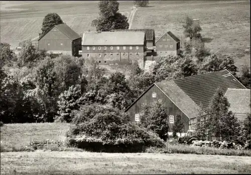 Ak Oberbobritzsch Bobritzsch im Erzgebirge, Gehöft Nr. 157