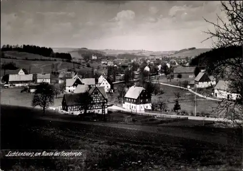 Ak Lichtenberg im Erzgebirge, Ortsansicht