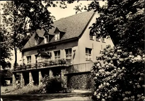Ak Warmbad Wolkenstein in Sachsen, Kaffee Warmbad