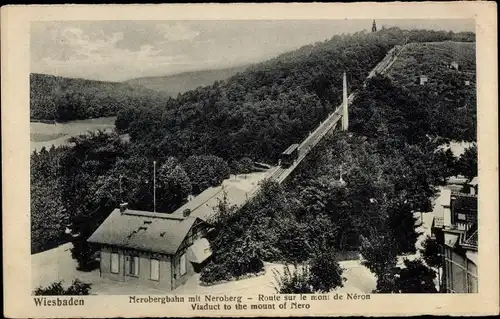 Ak Wiesbaden in Hessen, Neroberg, Nerobergbahn