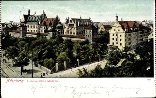 Ak Nürnberg in Mittelfranken, Germanisches Museum