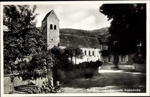 Ak Sulzburg im Markgräflerland Baden Schwarzwald, Klosterkirche