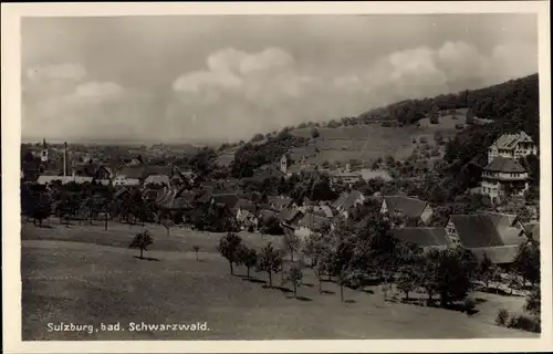 Ak Sulzburg im Markgräflerland Baden Schwarzwald, Panorama