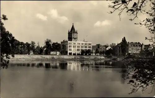 Ak Merseburg an der Saale, Gotthardteich