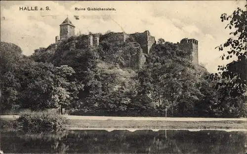 Ak Halle an der Saale, Ruine Giebichenstein