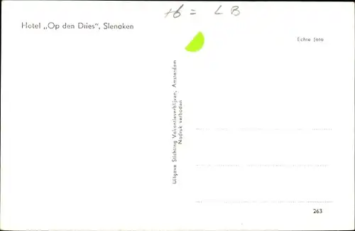 Ak Slenaken Gulpen Wittem Limburg Niederlande, Hotel Op den Dries