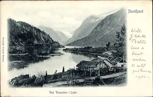 Ak Nordfjord Norwegen, Ved Vasenden i Loen