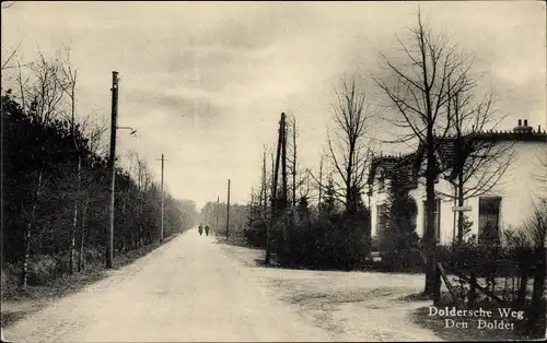Ak Den Dolder Utrecht Niederlande, Doldersche Weg