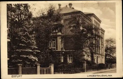 Ak Erfurt in Thüringen, Landesfrauenklinik