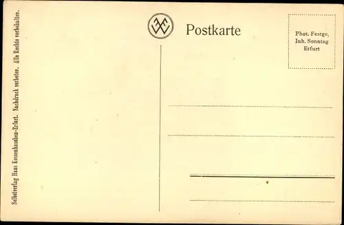 Ak Erfurt in Thüringen, Erfurter Hof, Weinrestaurant