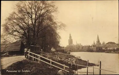 Ak Zutphen Gelderland, Panorama