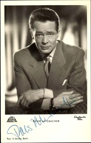Ak Schauspieler Peter Mosbacher, Portrait, Der keusche Josef, Autogramm