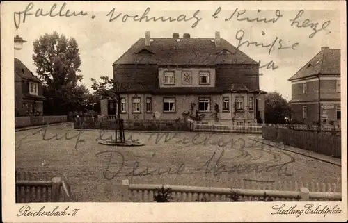 Ak Reichenbach im Vogtland, Siedlung, Erlichtplatz