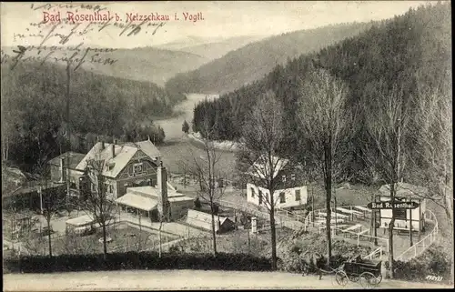 Ak Netzschkau im Vogtland, Ausflugsgaststätte Bad Rosenthal