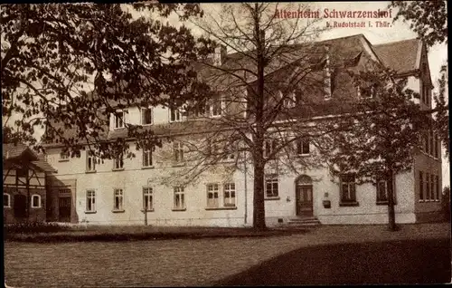 Ak Rudolstadt in Thüringen, Altenheim Schwarzenshof
