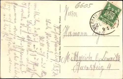 Ak Teichwolframsdorf in Thüringen, ober Dorfteil