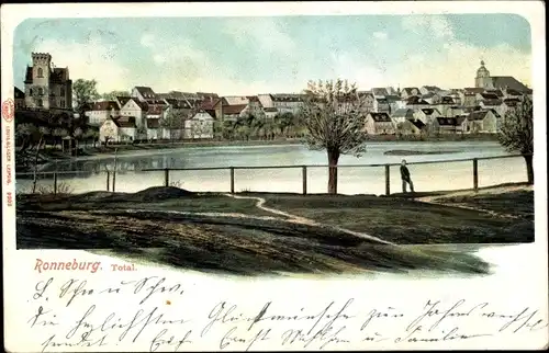 Ak Ronneburg in Thüringen, Totalansicht