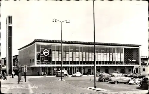 Ak Eindhoven Nordbrabant Niederlande, Station