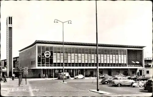 Ak Eindhoven Nordbrabant Niederlande, Station