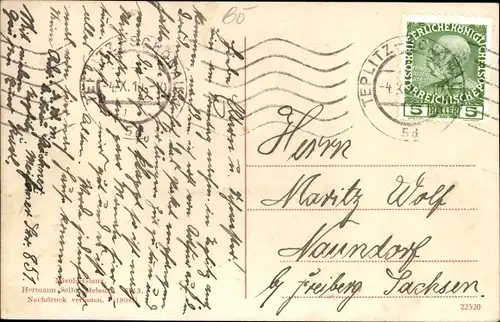 Ak Teplice Teplitz Schönau Reg. Aussig, Schlossberg