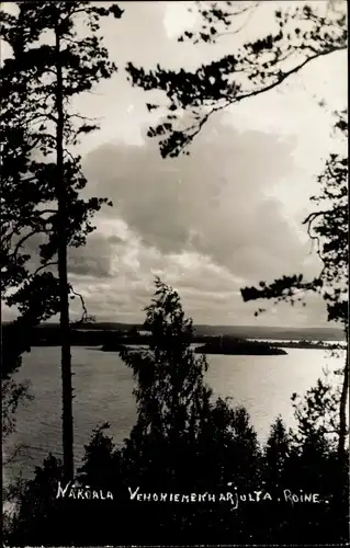 Ak Finnland, Näköala Vehoniemen harjulta Roine