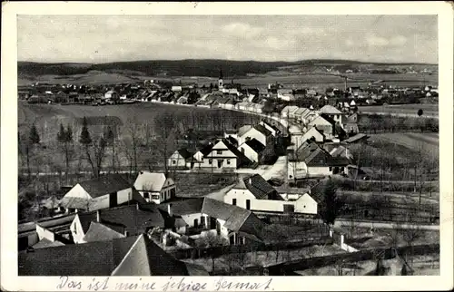 Ak Rousínov Nový Rousínov Neu Raußnitz Südmähren, Gesamtansicht