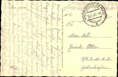 Ak Plzeň Pilsen Stadt, Stadtpartie, Autos, Häuser