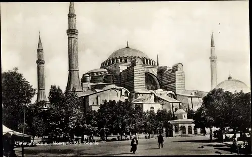 Ak Konstantinopel Istanbul Türkei, Mosquée Ste. Sophie