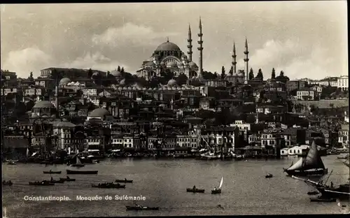 Ak Konstantinopel Istanbul Türkei, Mosquee de Sulemanie