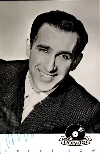 Ak Sänger Bruce Low, Portrait, Polydor Schallplatten