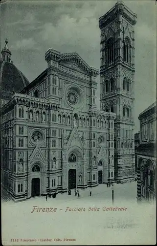 Ak Firenze Florenz Toscana, Facciata della Cattedrale