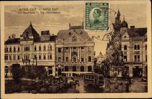 Ak Novi Sad Serbien, Trg Oslobodjenja