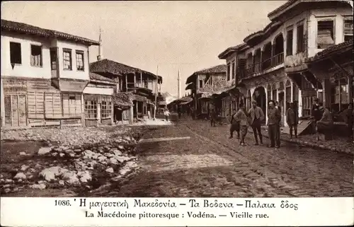 Ak Vodena Mazedonien, Vieille rue