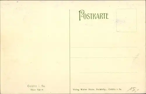 Ak Colditz in Sachsen, Neue Fabrik