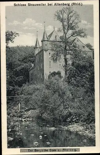 Ak Altenberg Odenthal Bergisches Land, Blick auf Schloss Strauweiler