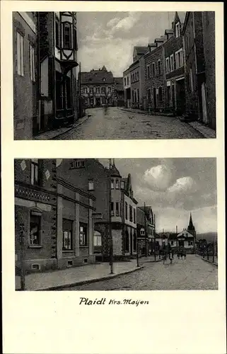 Ak Plaidt in der Eifel, Strassenansichten