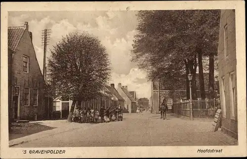 Ak 's Gravenpolder Zuid Beveland Zeeland, Hoofdstraat