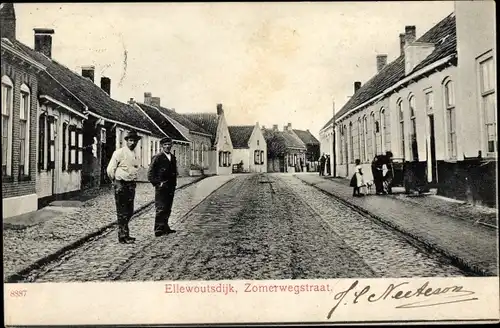 Ak Ellewoutsdijk Zeeland, Zomerwegstraat