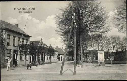 Ak Haamstede Zeeland Niederlande, Dorpsgezicht