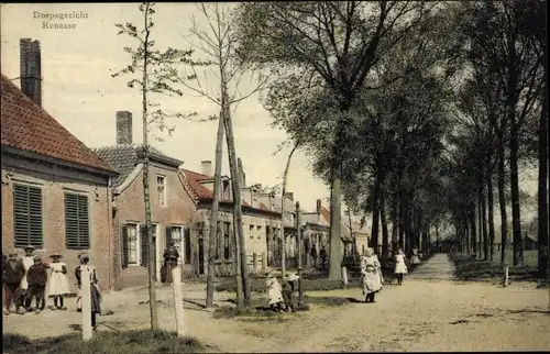 Ak Renesse Schouwen-Duiveland Zeeland, Dorpsgezicht