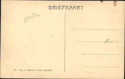 Ak Burgh Haamstede Schouwen Duiveland Zeeland Niederlande, Dorpsgezicht