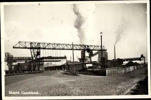 Ak Sluiskil Terneuzen Zeeland Niederlande, Cocsfabriek