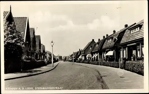 Ak Krimpen aan den IJssel Südholland, Steenbakkerstraat