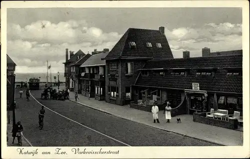Ak Katwijk aan Zee Südholland Niederlande, Varkevisscherstraat