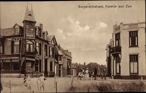 Ak Katwijk aan Zee Südholland Niederlande, Burgerdijkstraat